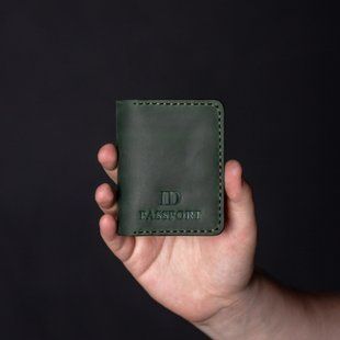 Обкладинка на ID паспорт зелена