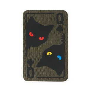 M-Tac нашивка Queen of spades Ranger Green/Black