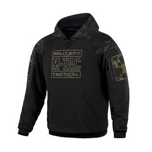 M-Tac кофта Hoodie Combat Black Multicam L