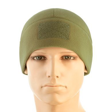 M-Tac шапка Watch Cap Elite фліс (320г/м2) з липучкою Tan M