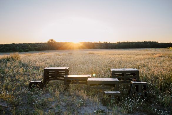 Стіл Tribe Camp Table High пластиковий T-EF-0004-olive