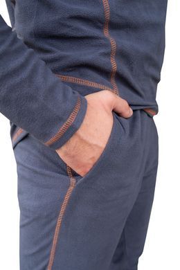 Термобілизна чоловіча Tramp Microfleece комплект (футболка+штани) grey UTRUM-020, UTRUM-020-grey-L