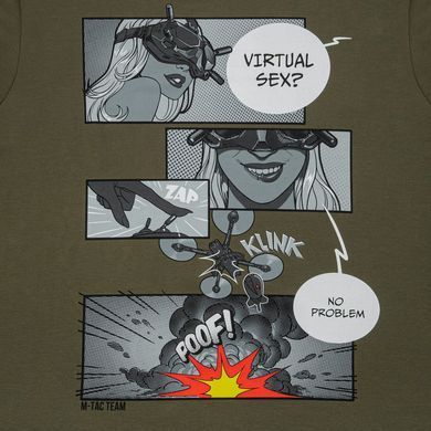 M-Tac футболка Comics Drone Girl Dark Olive M