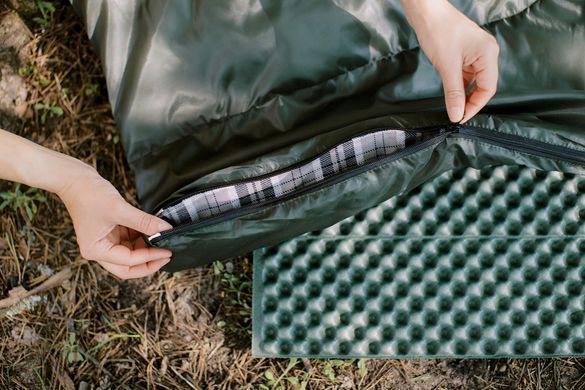 Спальний мішок Tramp Ember+ Regular правий UTRS-063R-olive-R