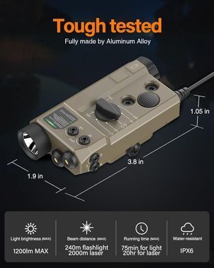 Інфрачервоний лазерний модуль DreadHorn Blue TF-9035 IR Laser Tan