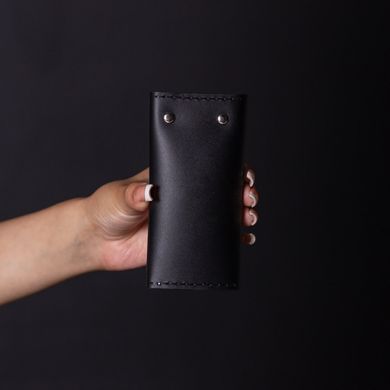 Ключниця Minimal, 6 карабінів, чорна
