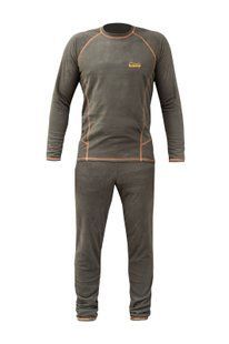 Термобілизна чоловіча Tramp Microfleece комплект (футболка+штани) olive UTRUM-020, UTRUM-020-olive-XL