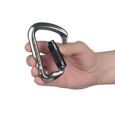 M-Tac карабін 10 см с байонетною муфтою Keylock сірий