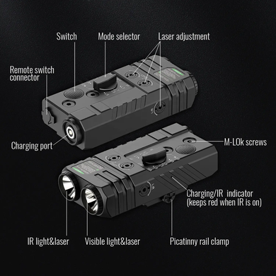 Інфрачервоний лазерний модуль DreadHorn TF-9045 IR Laser