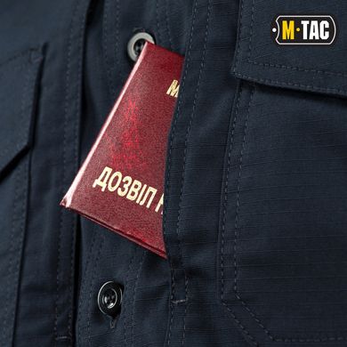 M-Tac сорочка з коротким рукавом Police Flex ріп-стоп Dark Navy Blue XL
