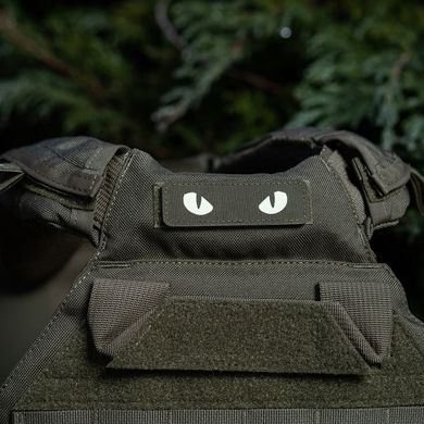 M-Tac нашивка Cat Eyes Laser Cut Ranger Green/GID