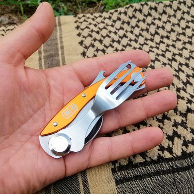 M-Tac столовий набір складний Orange/Steel