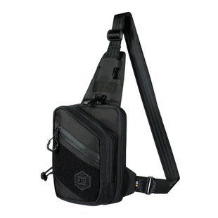 M-Tac сумка Sling Pistol Bag Elite Hex с липучкой Black