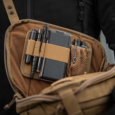 M-Tac сумка Sphaera Hardsling Bag Large з липучкою Elite Coyote