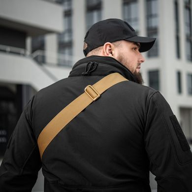 M-Tac сумка Sphaera Hardsling Bag Large з липучкою Elite Coyote