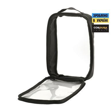 M-Tac органайзер утилітарний прозорий Elite Large (30х19 см) Black