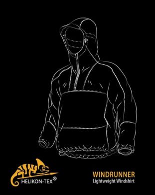 Куртка WINDRUNNER Windshirt - Nylon - чорна