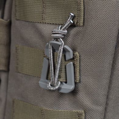Кліпса універсальна на систему MOLLE сіра