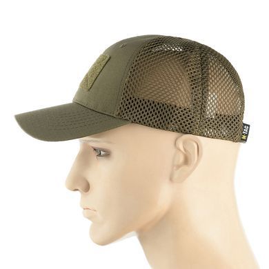 M-Tac бейсболка з липучкою та сіткою Flex ріп-стоп Dark Olive L/XL
