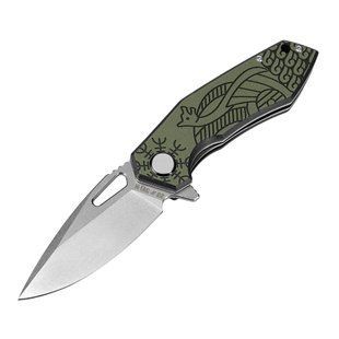 M-Tac нож складной Type 12 Scandinavian Stonewash Black/Olive