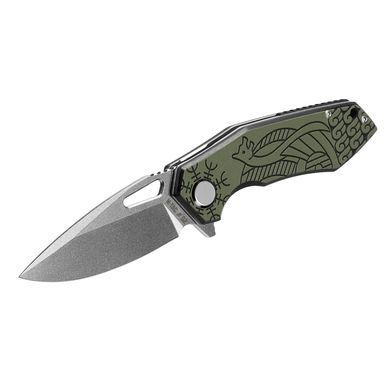 M-Tac ніж складний Type 12 Scandinavian Stonewash Black/Olive