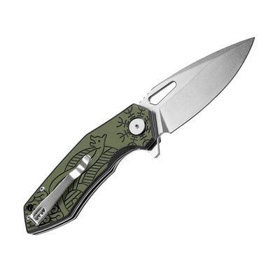 M-Tac ніж складний Type 12 Scandinavian Stonewash Black/Olive