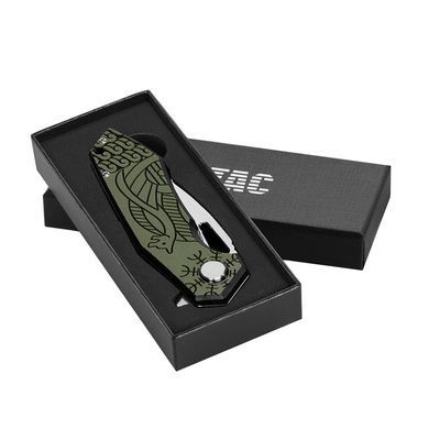 M-Tac ніж складний Type 12 Scandinavian Stonewash Black/Olive