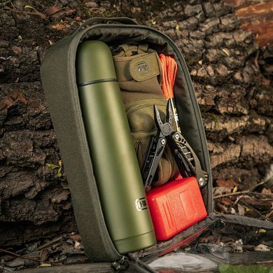 M-Tac органайзер утилитарный прозрачный Elite Large (30х19 см) Ranger Green