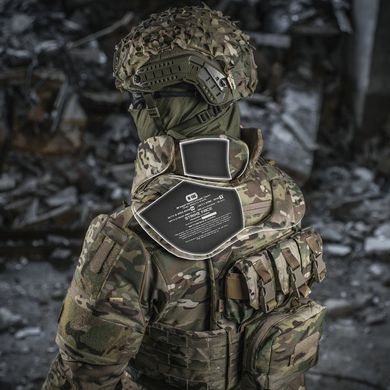 M-Tac Горжет с баллистическими пакетами 1 класс для Cuirass QRS Multicam