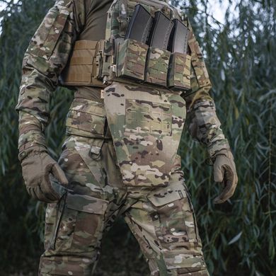 M-Tac фартук противоосколочный с баллистическим пакетом 1 класс Laser Cut Multicam