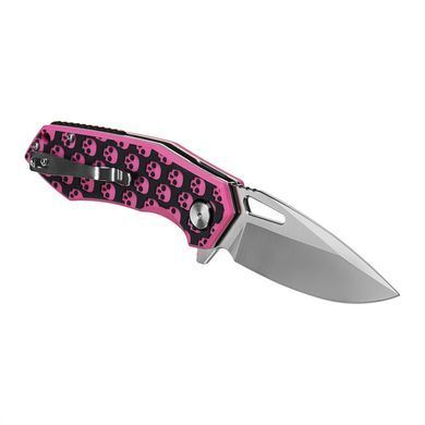 M-Tac ніж складний Type 12 Skull Black/Pink/Steel