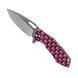 M-Tac ніж складний Type 12 Skull Black/Pink/Steel