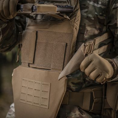 M-Tac фартух протиуламковий з балістичним пакетом 1 клас (FMS) Laser Cut Coyote