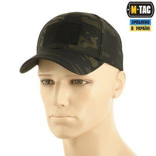 M-Tac бейсболка тактическая Multicam Black S/M