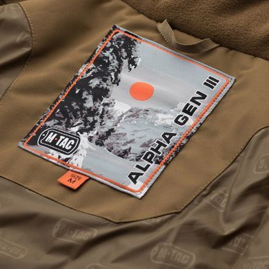 M-Tac куртка зимня Alpha Gen.III Coyote Brown XS/R