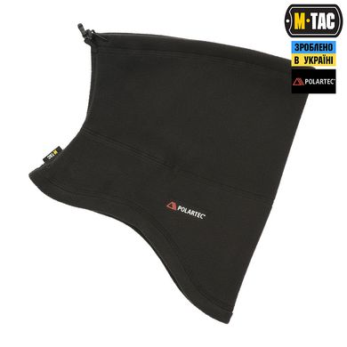 M-Tac шарф-труба анатомический с затяжкой Polartec Black L/XL