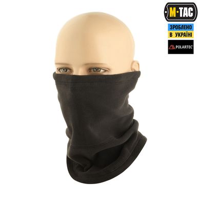 M-Tac шарф-труба анатомический с затяжкой Polartec Black L/XL