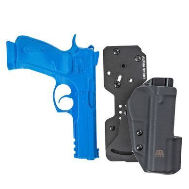Кобура ALPHA SPORT ver.2 для CZ 75 SP-01 Shadow правша Black