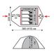 Палатка Tramp Mountain 4 (V2) Зеленая