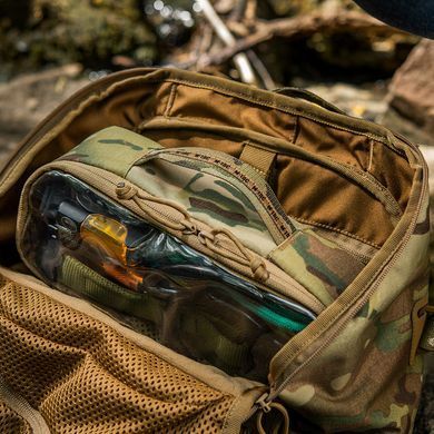 M-Tac органайзер утилитарный прозрачный Elite Medium (26х11 см) Multicam