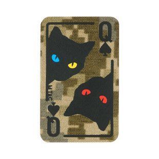M-Tac нашивка Queen of spades MM14/Black