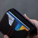 Портмоне для документів Comfort, чорне з червоною ниткою