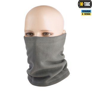 M-Tac шарф-труба Elite короткий з затяжкою фліс (270г/м2) Grey S/M