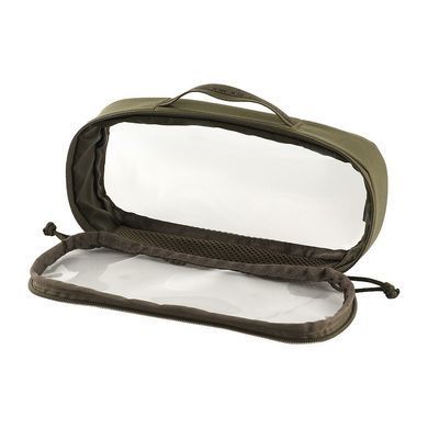 M-Tac органайзер утилитарный прозрачный Elite Medium (26х11 см) Ranger Green
