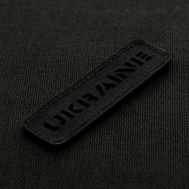 M-Tac нашивка Ukraine скрізна 25х80 Laser Cut Black