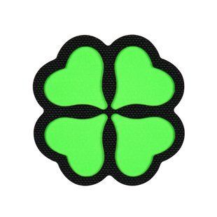 M-Tac нашивка Конюшина GID Black/Green