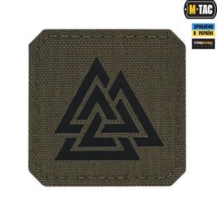 M-Tac нашивка Валькнут Laser Cut Ranger Green/Black