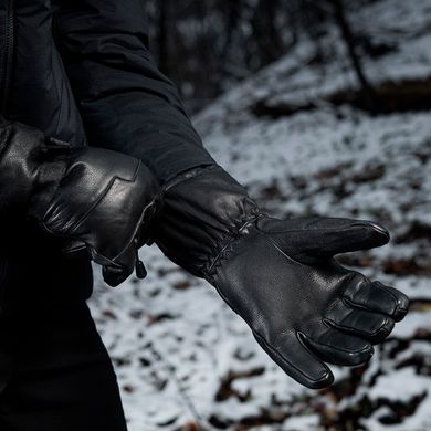 M-Tac рукавички зимові шкіряні Black S
