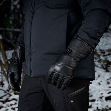 M-Tac рукавички зимові шкіряні Black S