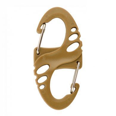M-Tac карабін S-Hook пластиковий Coyote